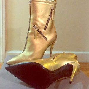 Giuseppe Zanotti gold boots